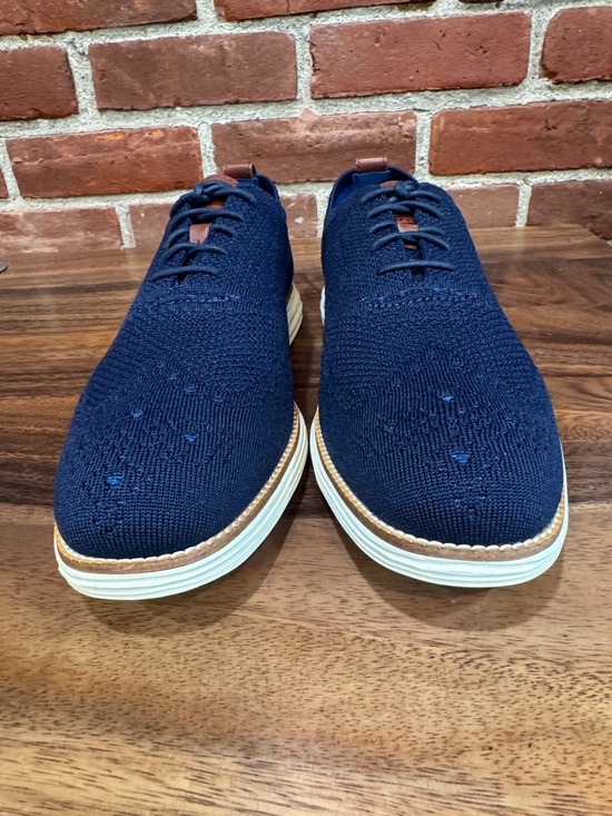 Cole Haan Navy Knit OriginalGrand Stitchlite
Wingtip Oxford.   Size 12 main image 6